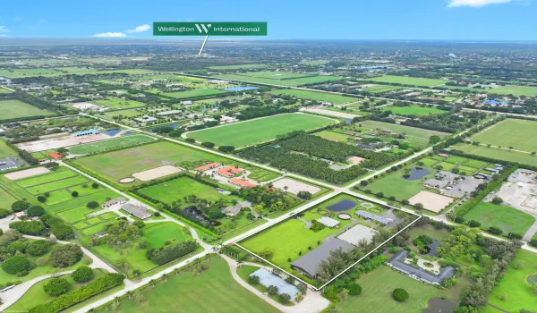 Aerial looking towards WEF Showgrouds