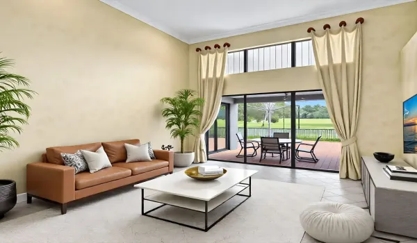 Staged room