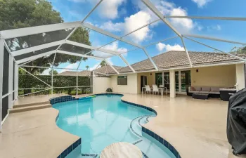 Screened pool
