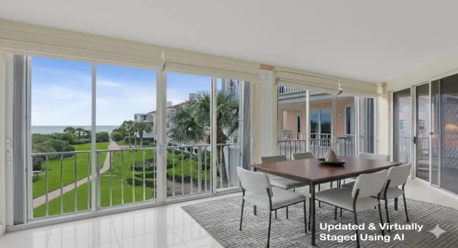 Virtually Staged Patio