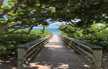 The beach is basically your backyard!
