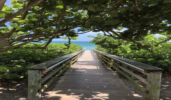 The beach is basically your backyard!