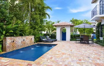COURTYARD AND POOL