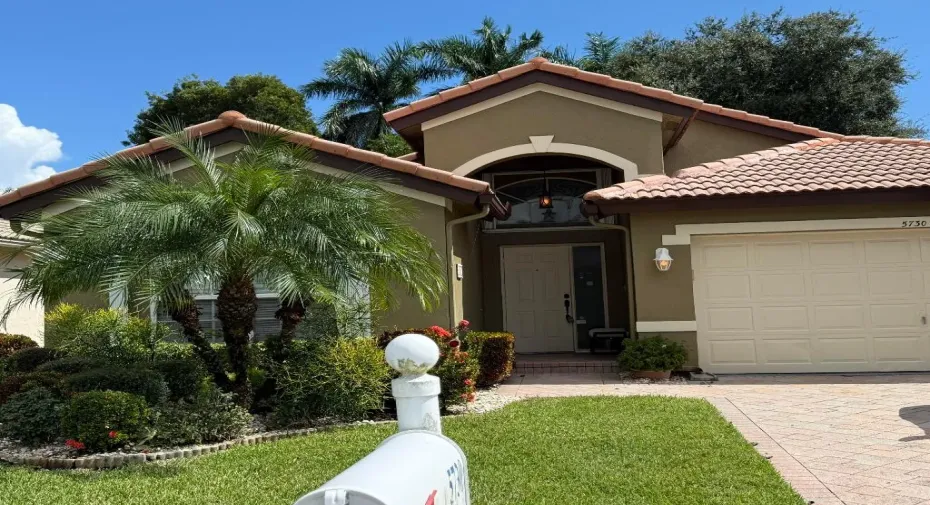 the front of the home