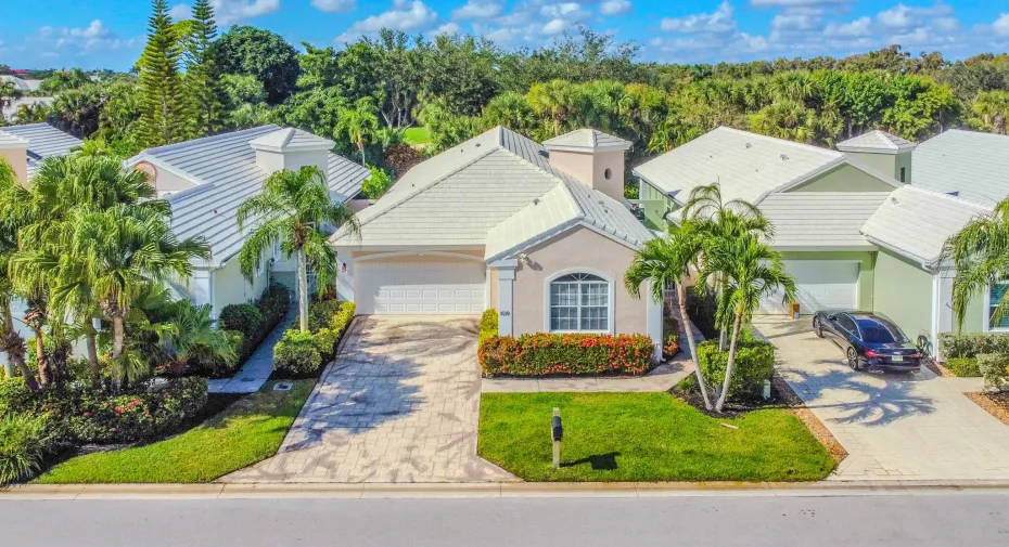 Situated on the golf course