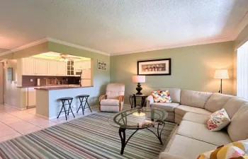 Living Room w/ open kitchen