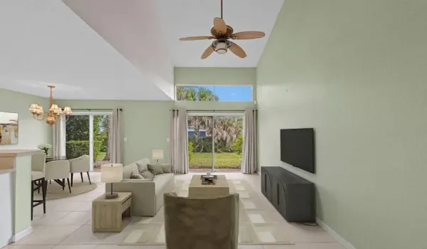 Virtually staged for visualization