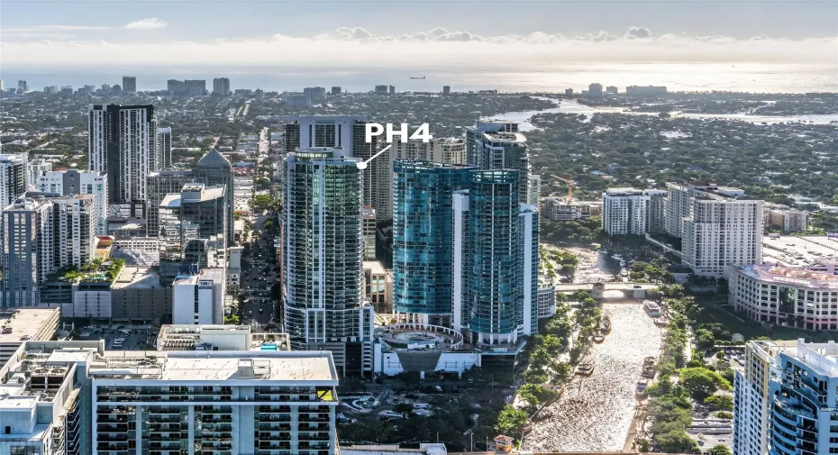 Penthouse 4604 at 100 Las Olas - The highest 2 bedroom penthouse Fort Lauderdale