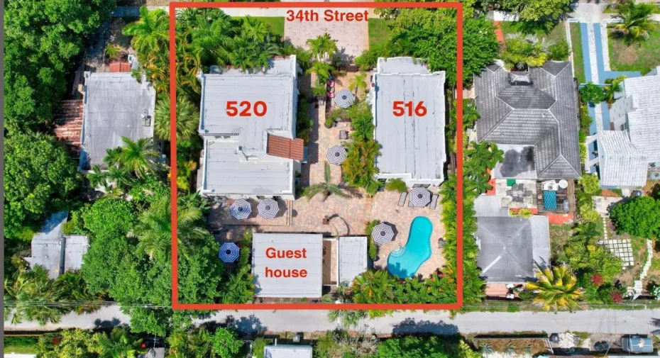 Aerial view 51-520 34th St.
