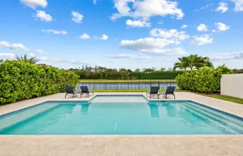 Fabulous private views from newly installed pool and deck!