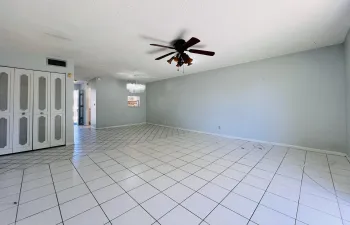 Gracious 2/2 In 55+ Century Village! Foyer Entry and Lanai Off the Living Area Provide For An Elegant Living Space!