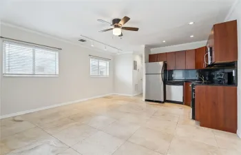 Living.Dining all marble floors dual corner windows