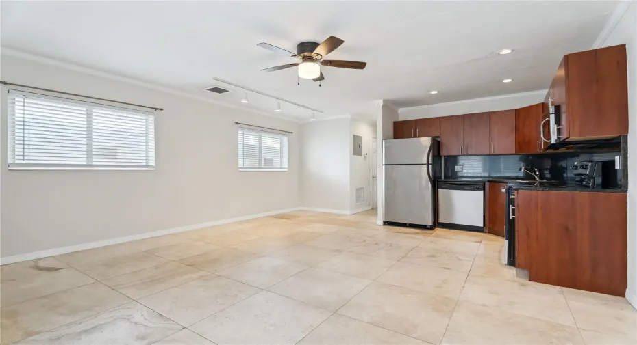 Living.Dining all marble floors dual corner windows