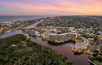 Twilight Aerial View