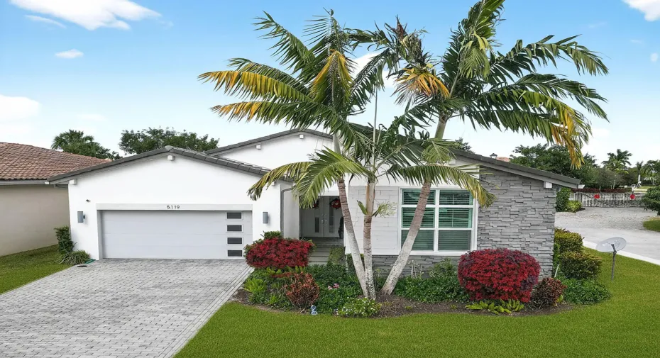 Meticulously-maintained single story home on a corner lot. 3 bedrooms, 2.1 baths, screened-in patio, fenced yard and 2,741 sqft. Built for energy efficiency and includes impact glass windows throughout.