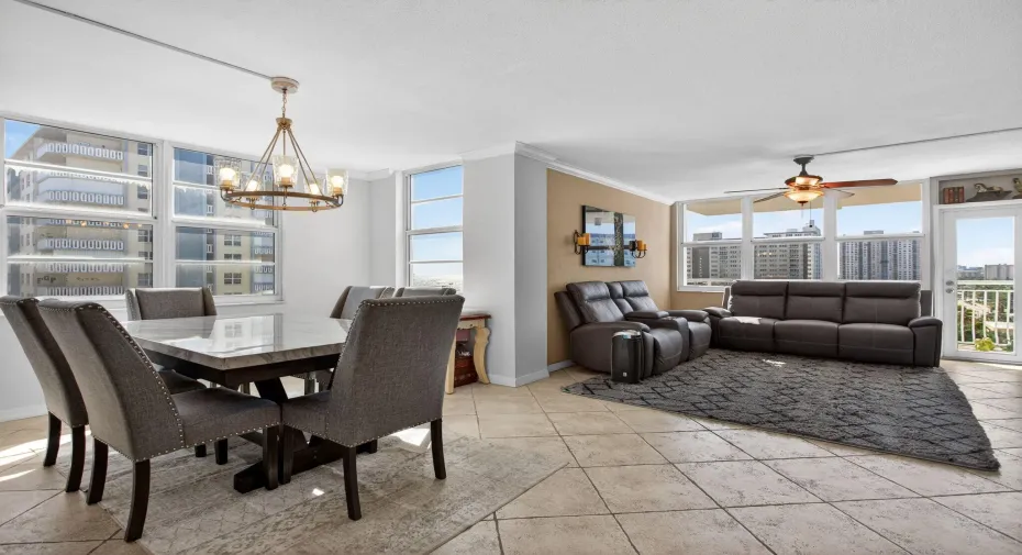 Dining Room and Living Room