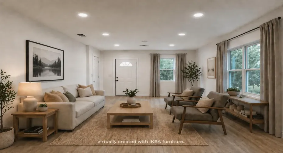 New living room with caption 2