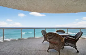 Large Balcony overlooking Atlantic Ocean