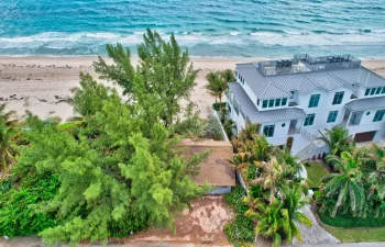 120 feet of ocean front sand with 165 feet depth