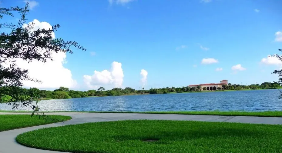 1 minute Walk to 41 acre Blue Lake with 2 miles of Trails