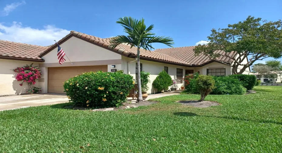 Front of Villa