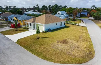 Large corner lot directly across from Sea Branch Preserve