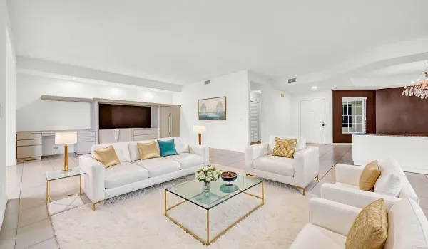 Virtually Staged Living Room