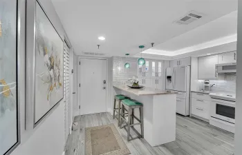 Open kitchen and renovated to detail. You will not be disappointed.