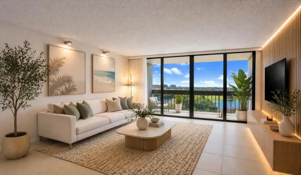STAGED living rm