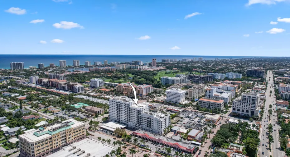 Building location looking southeast