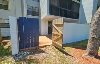 Entrance from parking lot