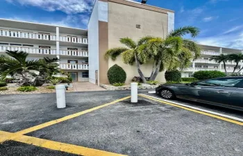 First Parking spot as you walk in