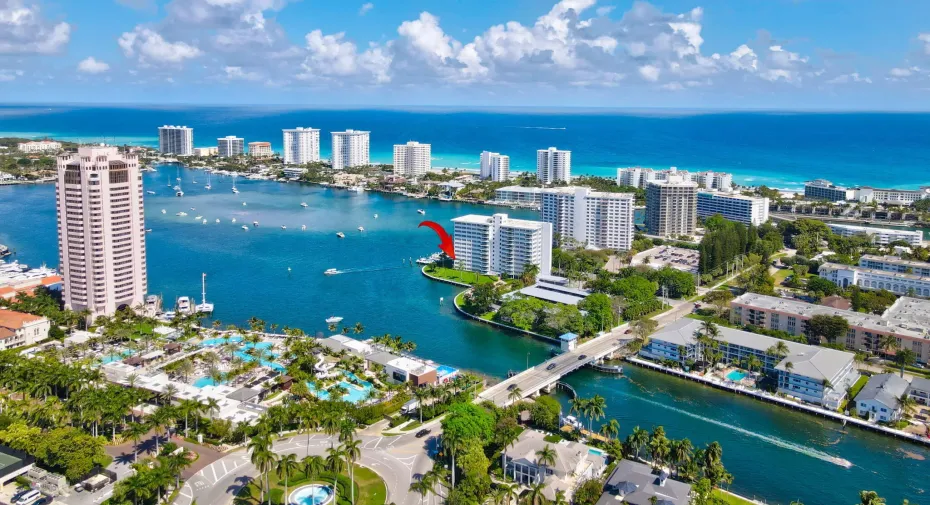Across from The Boca Raton Resort