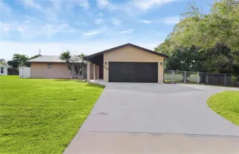 front of the house