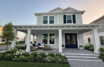 Spacious covered front porch