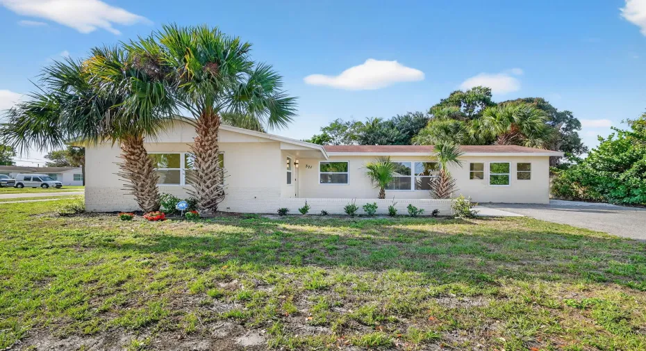 Lovely curb appeal, large corner lot