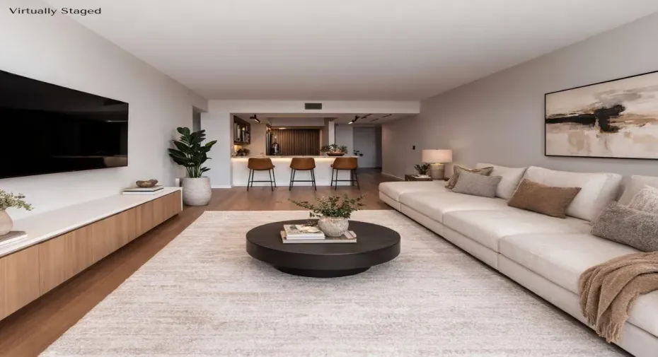 virtually staged furniture only, everything else is original.