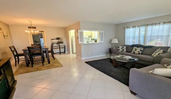 Furnished Corner 1 Bedroom w 1.5 Bath