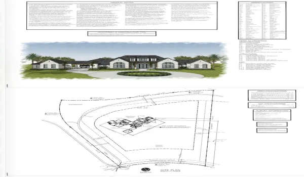 Survey with house placement