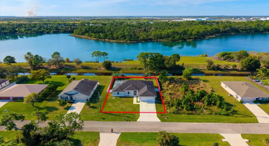 Aerial View of Home