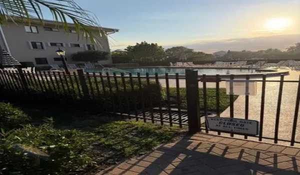 Heated Pool on the water