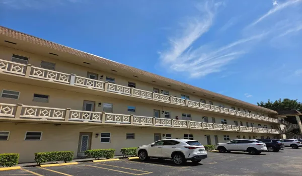 Building, Unit is second floor in the middle