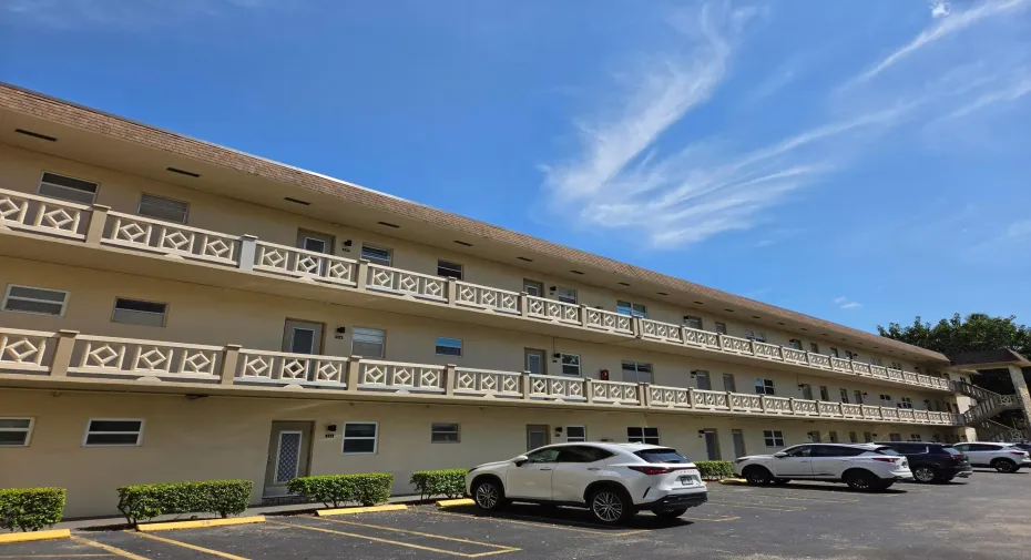 Building, Unit is second floor in the middle