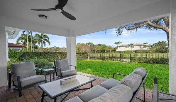 Extended Covered Patio with Lake Views