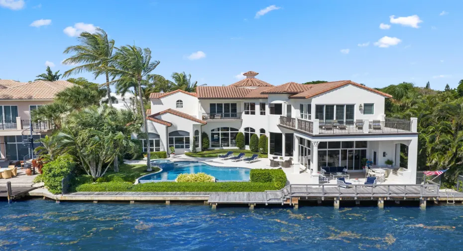 View of paradise from the water