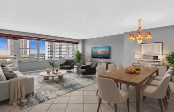 Virtually Staged Living/Dining