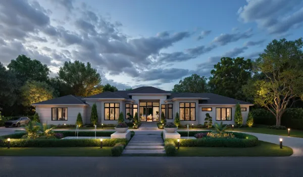 Front of Home - Rendering
