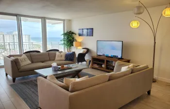 Ocean on TV screen