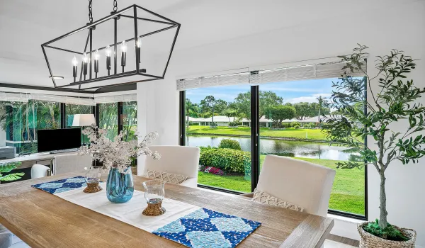 Dining room view