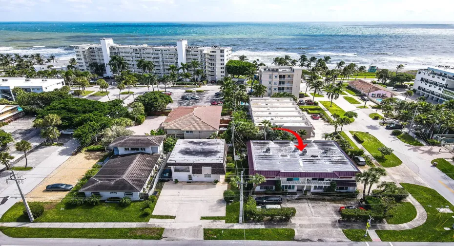 One block from the Beach